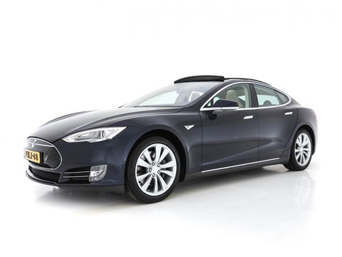 Tesla Model S 85 Base Tech-Pack Sound-Studio-Package [ 3-Fase ] (INCL-BTW) *PANO | KEYLESS | FULL-LEATHER | NAVI-FULLMAP | FULL-LED | CAMERA | DAB | CRUISE | COMFORT-SEATS | 19"ALU*