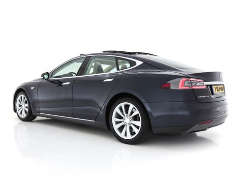 Tesla Model S 85 Base Tech-Pack Sound-Studio-Package [ 3-Fase ] (INCL-BTW) *PANO | KEYLESS | FULL-LEATHER | NAVI-FULLMAP | FULL-LED | CAMERA | DAB | CRUISE | COMFORT-SEATS | 19"ALU*