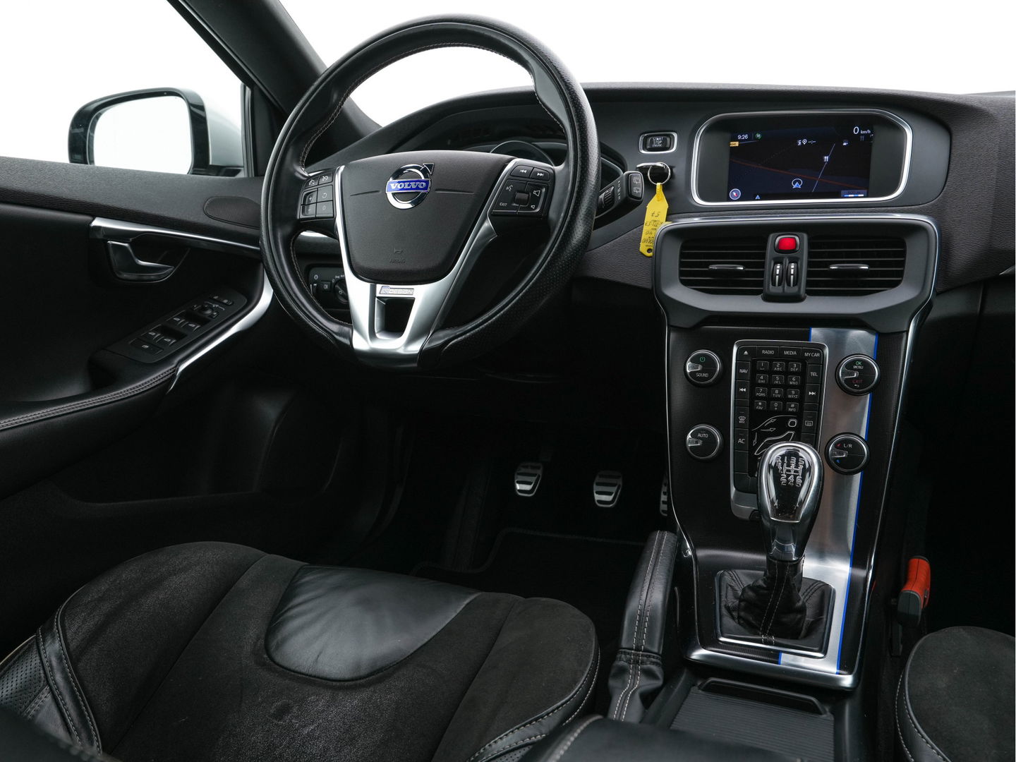 Volvo V40 1.6 T3 R-Design Business-Pack-Pro *NAVI-FULLMAP | LEATHER -MICROFIBRE | ECC | PDC | CRUISE | SPORT-SEATS | 17''ALU*