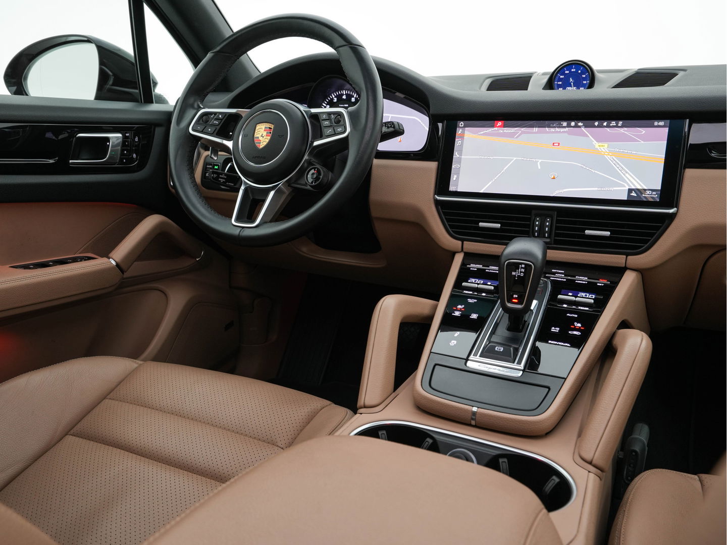 Porsche Cayenne 3.0 E-Hybrid Sport-Chrono-Pack (INCL-BTW) *PANO | NAPPA-LEATHER | FULL-LED | BOSE-SURROUND | MEMORY-PACK | AIR-SUPENSION | NAVI-FULLMAP | CAMERA | DAB+ | SPORT-SEATS | 22''ALU*