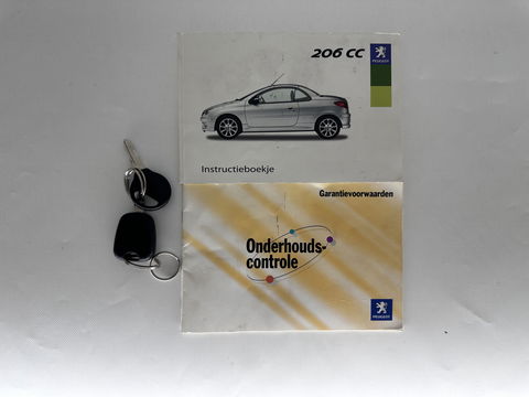 Peugeot 206 CC 1.6-16V *TWO-TONE-FULL-LEATHER | ECC | SPORT-SEATS |  RADIO-CD | 16"ALU*