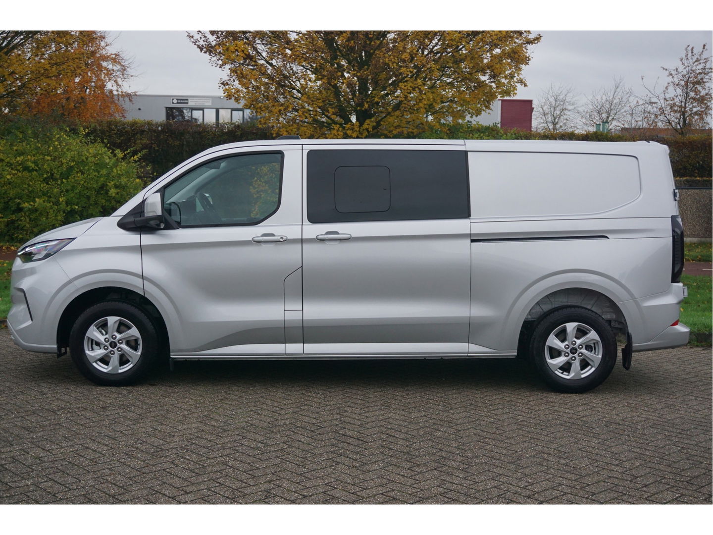 Ford Transit Custom 300L 170PK DC Limited AUT BPM VRIJ!! Navi, ACC, 360° Cam, 16" LM, Elek. Schuifdeur!! NR. 543
