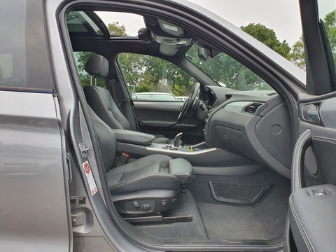 BMW X3 XDrive35d M-Sport-Pack [ MOTOR-DEFECT ] Aut. * PANO | NEVADA-FULL-LEATHER | BI-XENON | KEYLESS  | NAVI-FULLMAP | DAB | SHIFT-PADDLES | CRUISE | MEMORY-PACK | HEAD-UP | LANE-ASSIST | SPORT-SEATS | TOWBAR | 18"ALU*