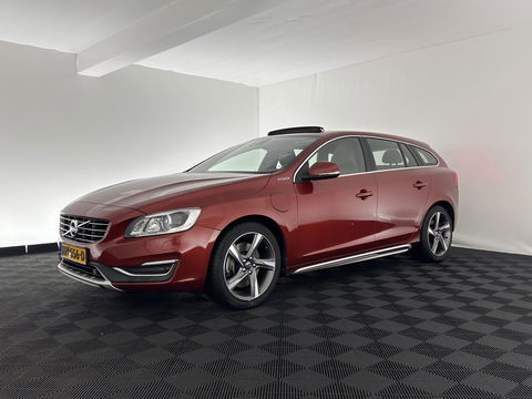 Volvo V60 2.4 D6 Twin Engine R-Design-Sport-Pack [ AIRCO-DEFECT ] Aut. *PANO | FULL-LEATHER | XENON | SPORT-SEATS | NAVI-FULLMAP | CAMERA |  ECC | PDC | CRUISE | MEMORY-PACK | TOWBAR | 18''ALU*