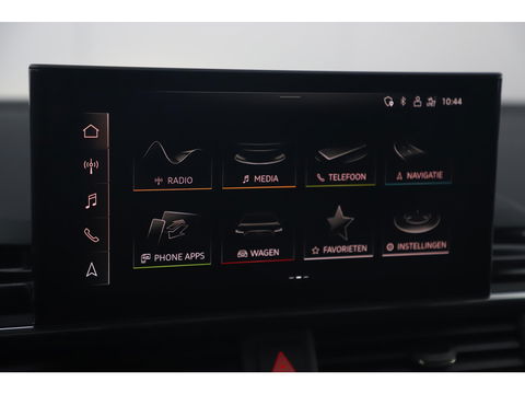 Audi A5 Sportback 35 TDI S-Line edition Automaat Navarra Blue Full LED Wegklapbare Trekhaak Virtual Cockpit Navigatie Achteruitrijcamera Clima Cruise Parkeersensor Half Leder Sportstoelen Draadloos Carplay