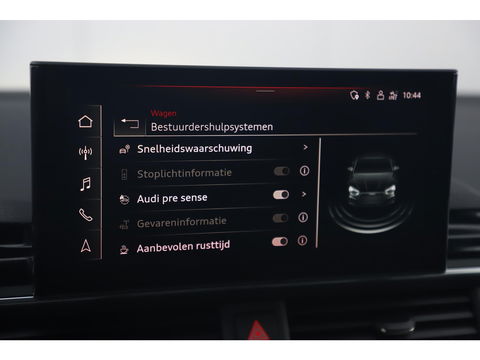 Audi A5 Sportback 35 TDI S-Line edition Automaat Navarra Blue Full LED Wegklapbare Trekhaak Virtual Cockpit Navigatie Achteruitrijcamera Clima Cruise Parkeersensor Half Leder Sportstoelen Draadloos Carplay