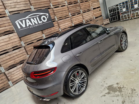 Porsche Macan 3.6 Turbo Pano leder luchtv. sport chrono Burm Navi camera 21"LM 400PK!