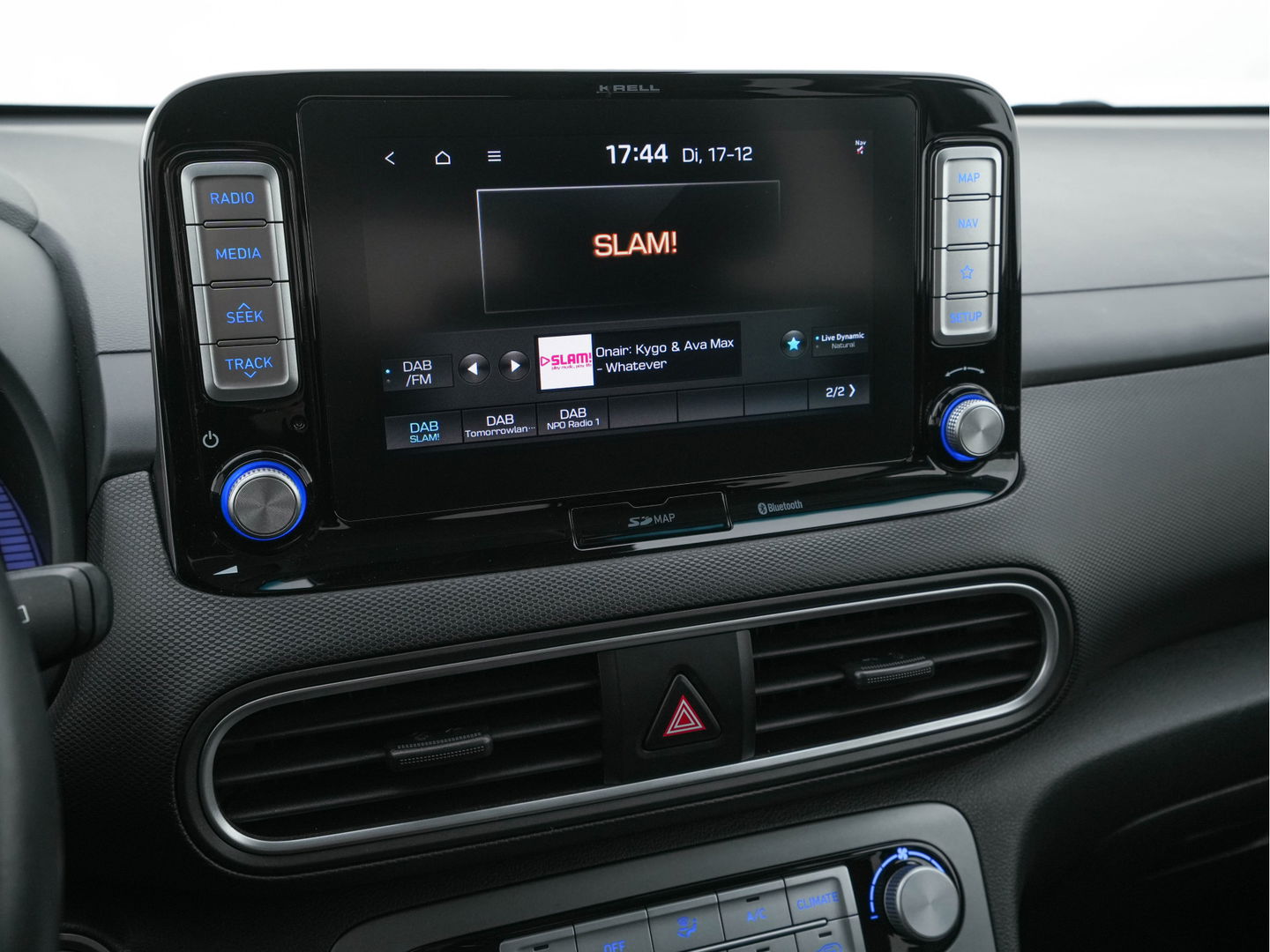Hyundai KONA EV Fashion 64 kWh (INCL-BTW) Aut.*KRELL-AUDIO | HEAD-UP | NAVI-FULLMAP | KEYLESS | SHIFT-PADDLES | LANE-ASSIST | CAMERA | DAB | ECC | PDC | ADAPTIVE-CRUISE | COMFORT-SEATS | 17"ALU*
