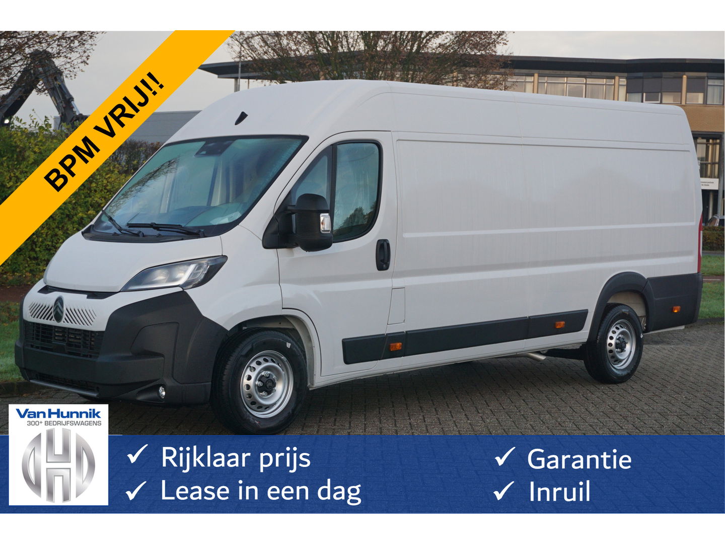 Citroƫn Jumper Heavy 2.2 180PK EAT8 Automaat L4H2 BPM VRIJ!! Airco, Camera, 3.0T Trekgewicht!! Nr. 584