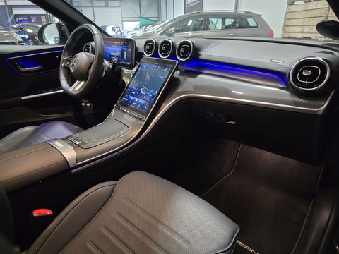 Mercedes-Benz C-Klasse 300 e AMG Line PHEV Leder LED Camera Sfeer Navi Trekhaak LM