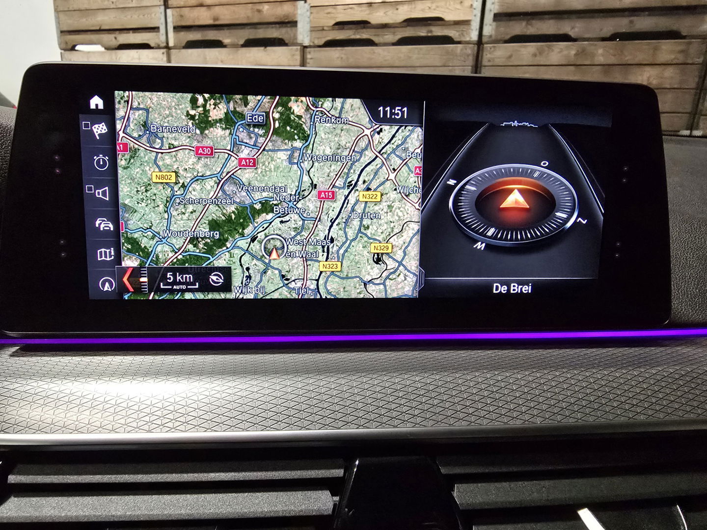 BMW 5 Serie Touring 520i High Executive Leder Pano Led HUD Memory M sport 19"LM