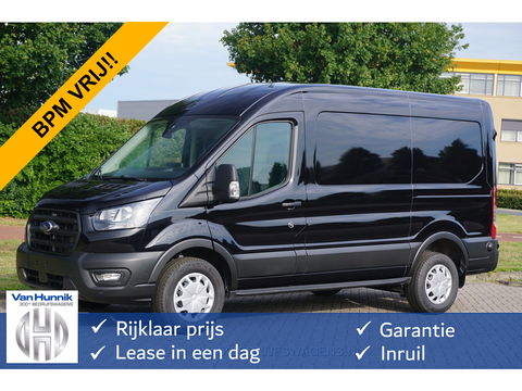 Ford Transit 350M 130PK L2H2 BPM VRIJ!! Clima, 12" Sync 4 met Navi, Trekhaak!! NR. 298