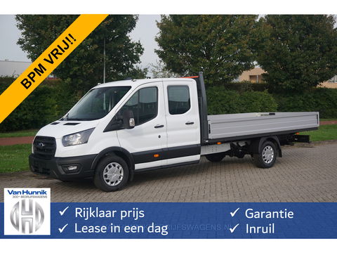Ford Transit 350L 130PK Doka L5 RWD BPM VRIJ!! Sync4 Scherm Apple CP / Android A. Trekhaak!! NR. 740