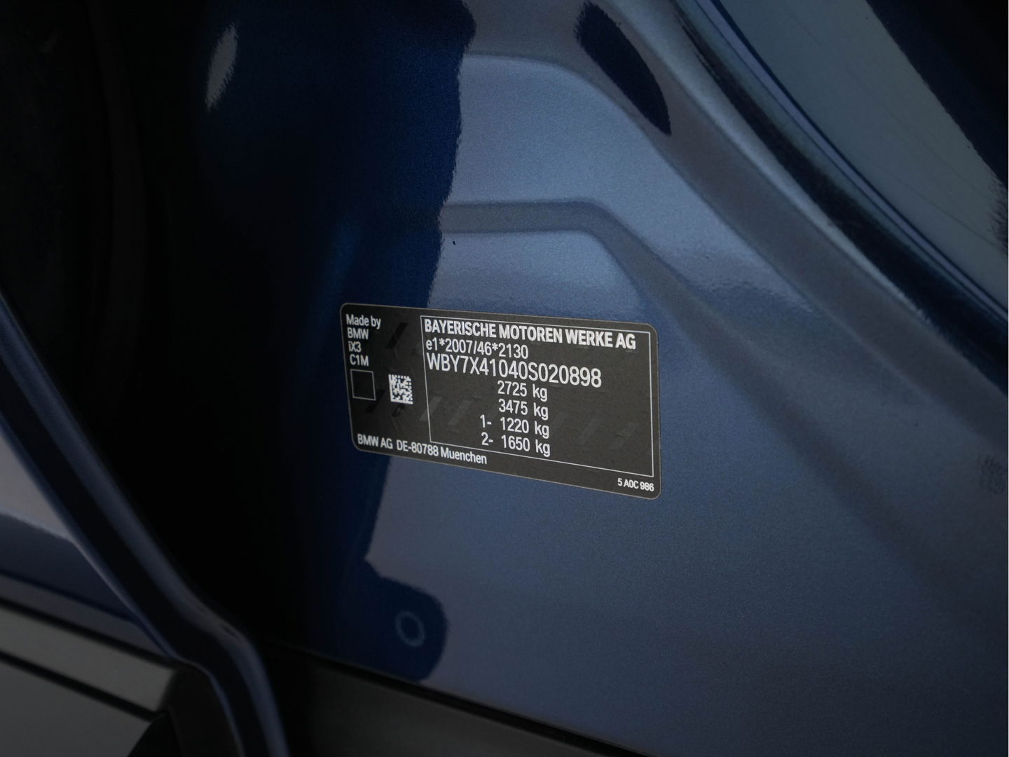 BMW iX3 Executive 80 kWh [ 3-Fase ] (INCL-BTW) *PANO | FULL-LED | ADAPTIVE-CRUISE | VERNASCA-FULL-LEATHER | NAVI-FULLMAP | DIGI-COCKPIT | BLIND-SPOT | MEMORY-PACK | CAMERA | AMBIENT-LIGHT | DAB+ | SPORTSEATS | 19''ALU*