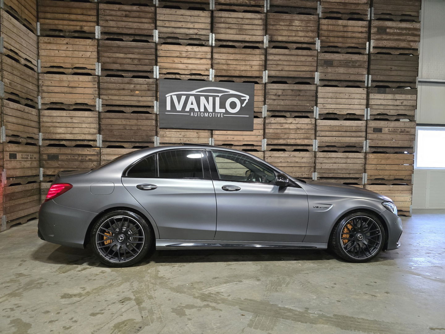 Mercedes-Benz C-Klasse AMG 63 S Edition Magno grey Pano keramisch 360 Schaalstoelen