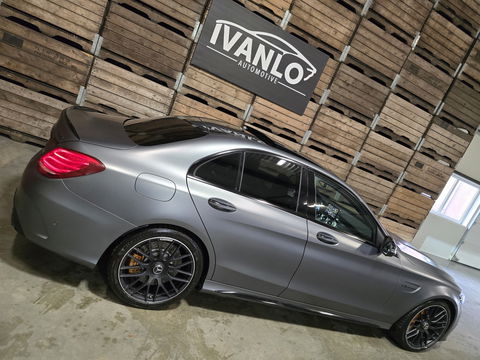 Mercedes-Benz C-Klasse AMG 63 S Edition Magno grey Pano keramisch 360 Schaalstoelen