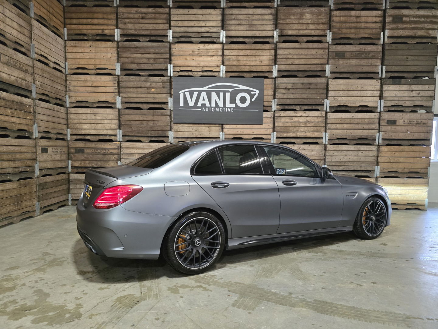 Mercedes-Benz C-Klasse AMG 63 S Edition Magno grey Pano keramisch 360 Schaalstoelen