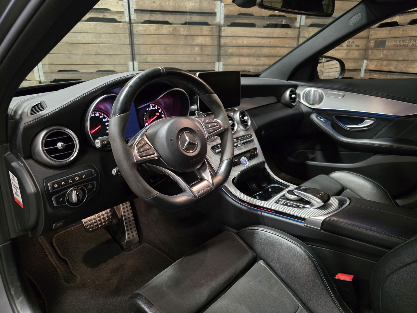 Mercedes-Benz C-Klasse AMG 63 S Edition Magno grey Pano keramisch 360 Schaalstoelen