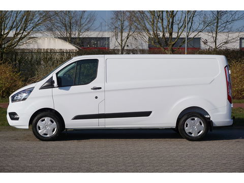 Ford Transit Custom 300L 130 PK Trend AUT BPM VRIJ! Airco, Cruise, Cam, Apple CP/Android A, Trekhaak!! NR. 105
