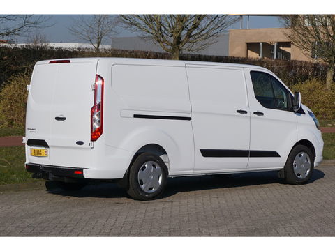Ford Transit Custom 300L 130 PK Trend AUT BPM VRIJ! Airco, Cruise, Cam, Apple CP/Android A, Trekhaak!! NR. 105
