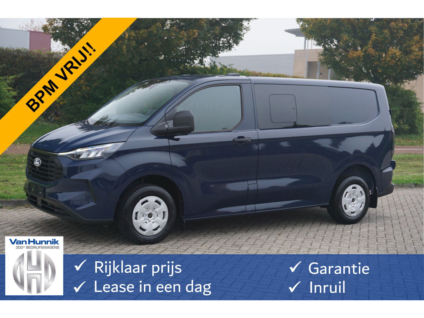 Ford Transit Custom 320S 136PK Trend Dubbel Cabine BPM VRIJ!! 13" Sync4 Apple CP/Android A. Camera, LED, 4 Jaar garantie!! NR. 401