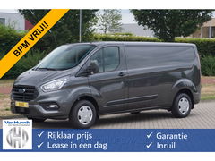 Ford Transit Custom 300L 130PK Trend BPM VRIJ!! Airco, Cruise, Navi, Trekhaak!! NR. 134