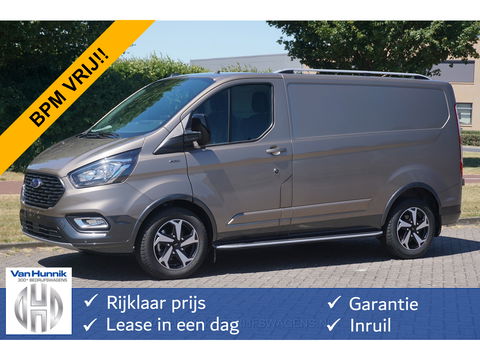 Ford Transit Custom 300S Active 130PK BPM VRIJ!! Airco, Cruise, Apple CP / Android Auto, 17" LM Velg!! NR. 397