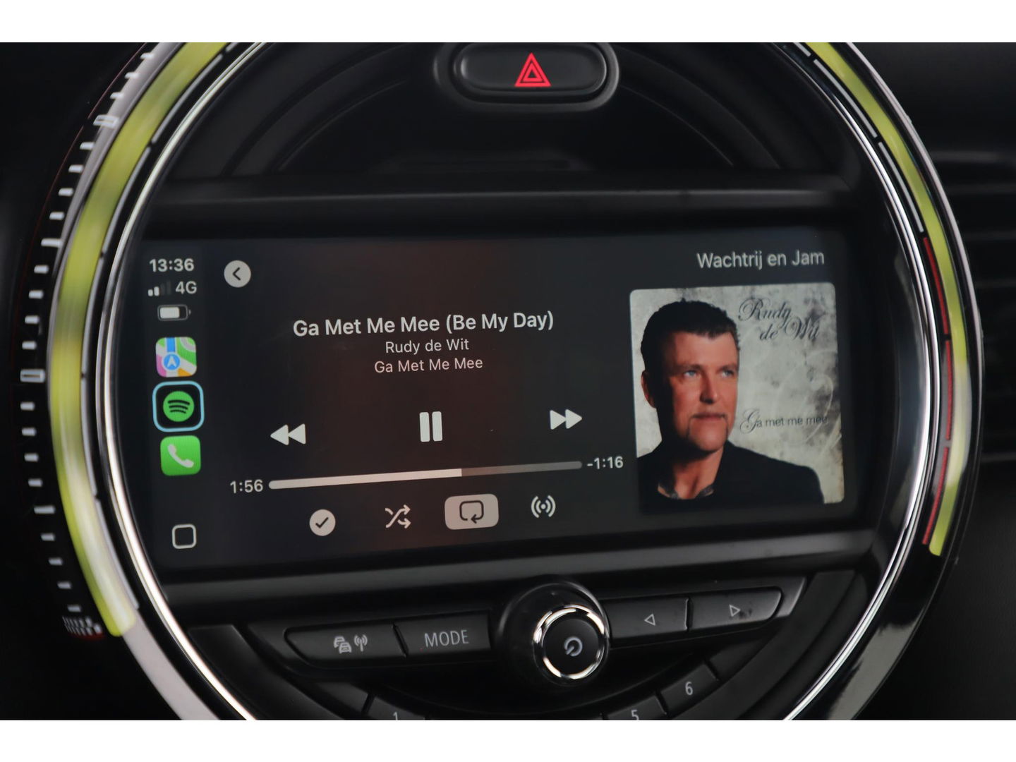 MINI Mini 2.0 John Cooper Works Chili 286PK Automaat Panoramadak Keyless Navigatie Camera Sportstoelen Draadloos Carplay Klep Uitlaat Downpipe Eventuri Intake Head Up Display Stoelverwarming
