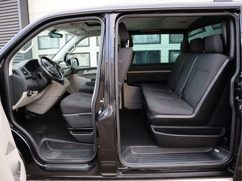 Volkswagen Transporter 2.0 TDI 150pk Euro 6 Automaat L2 Lang DC 5 Pers. - 2x Schuifdr - Navi - Trekhaak