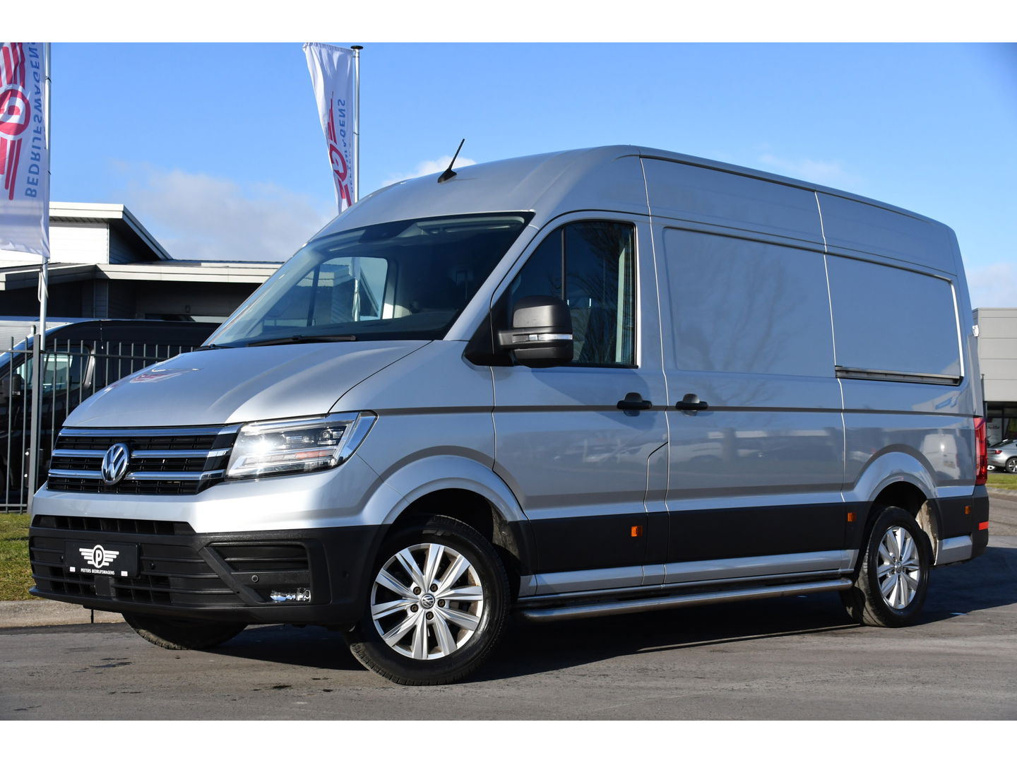 Volkswagen Crafter 2.0 TDI L3H3 Highline PB Edition Adaptieve Cruise, Carplay, 2 x Schuifdeur, Camera, LED, Multimedia,