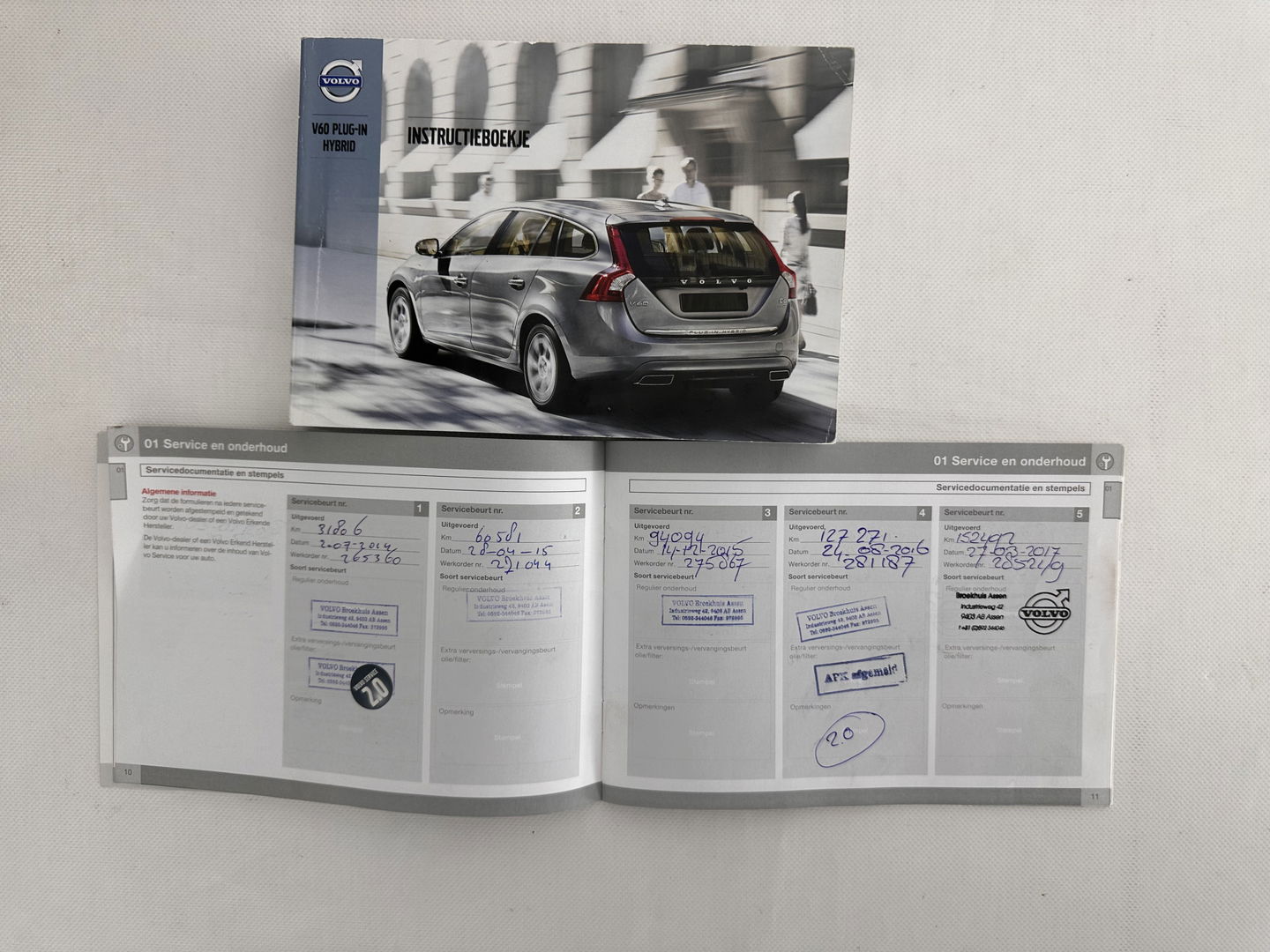 Volvo V60 2.4 D6 AWD Plug-In Hybrid Summum Aut. *FULL-LEATHER | BI-XENON | MEMORY-PACK | COMFORT-SEATS | ECC | HEATED-SEATS | PDC | TOWBAR | 17''ALU*