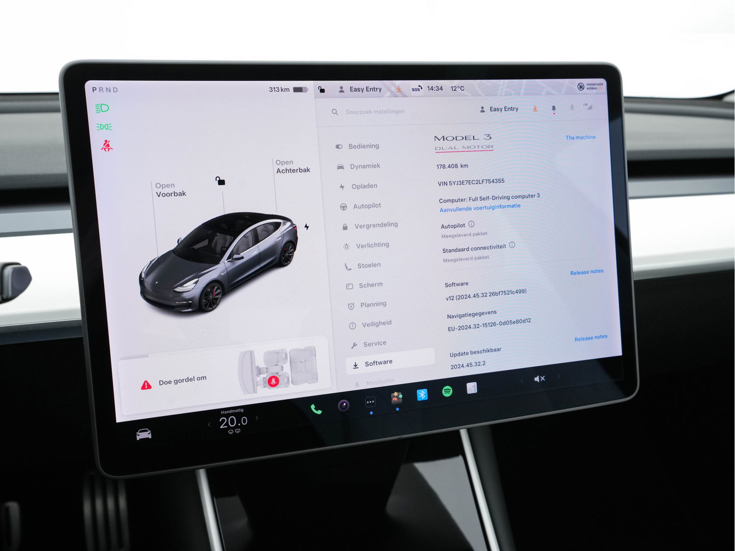 Tesla Model 3 Performance AWD 75 kWh [ 3-Fase ] (INCL-BTW) Aut. *PANO | AUTO-PILOT | NAPPA-LEATHER | KEYLESS | FULL-LED | MEMORY-PACK | SURROUND-VIEW | DAB | CARPLAY | DIGI-COCKPIT | LANE-ASSIST | COMFORT-SEATS | 20"ALU*