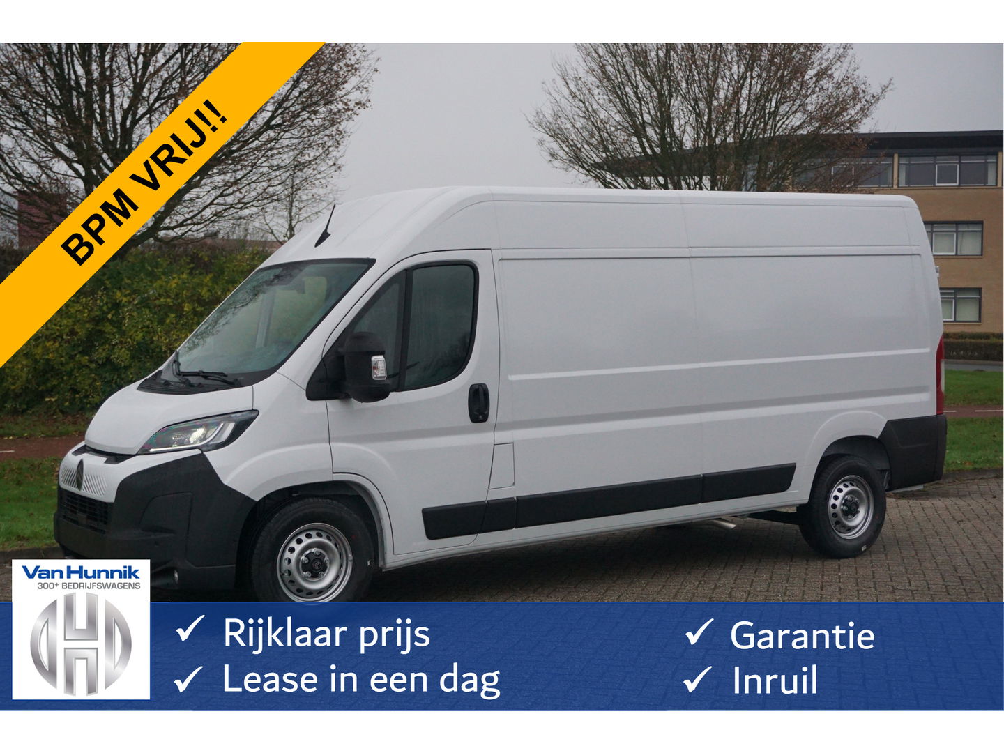 Citroën Jumper 35 2.2 180PK EAT8 Automaat L3H2 BPM VRIJ!! 10" Navi, Clima, ACC, Cam + Digi cam, LED, 270º Deur!! NR. 229