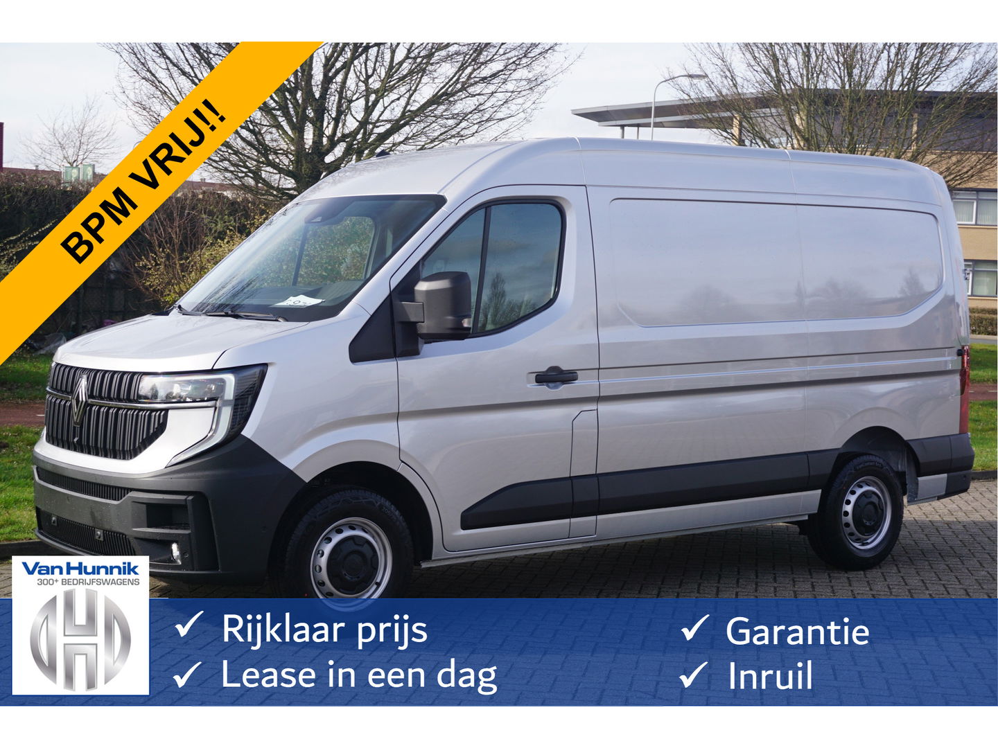 Renault Master T35 170PK L2H2 BPM VRIJ!! 10" R-Link Navi, Camera, LED, 270° Deur!! NR. 968