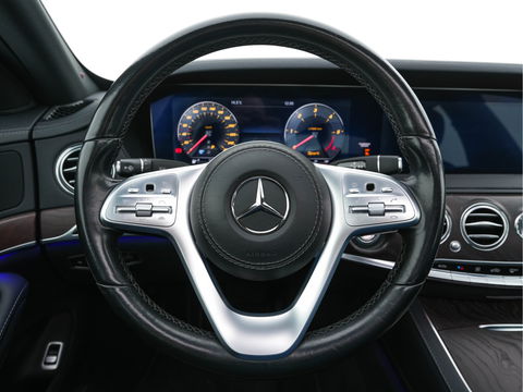 Mercedes-Benz S-Klasse 350d 4Matic Aut. *PANO | DISTRONIC | FULL-LEATHER | FULL-LED | BLINDSPOT | MEMORY-PACK | WIDE-SCREEN-DIGI-COCKPIT | AIR-SUSPENSION | AMBIENT-LIGHT | CAMERA | TOPVIEW | ECC | COMFORT-SEATS | 19''ALU....