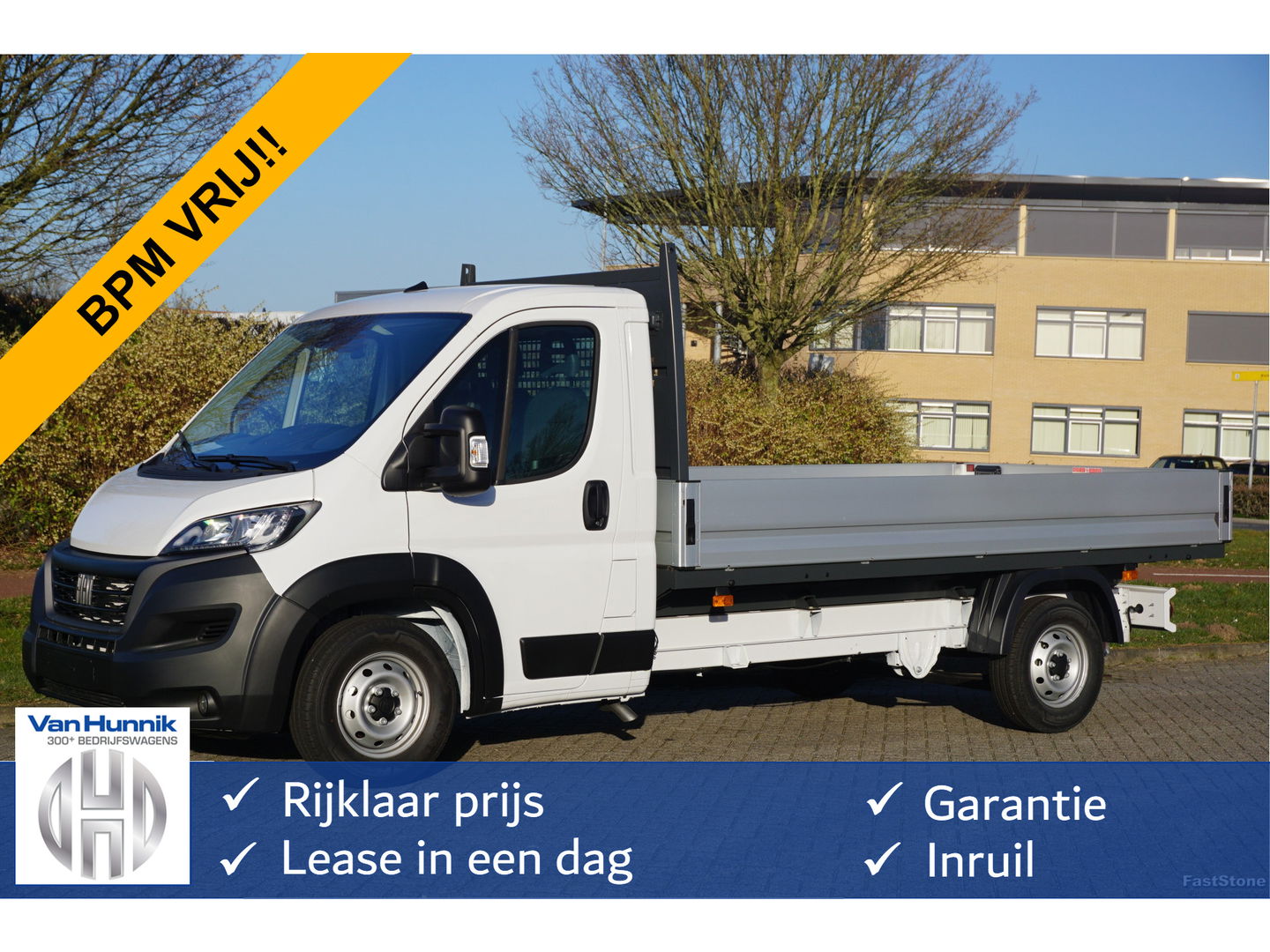 Fiat Ducato MAXI 35 2.2 140PK Open laadbak Series 9 Airco, Cruise, Bluetooth!!  NR. 133