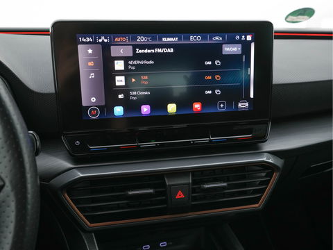 CUPRA Leon Sportstourer 1.4 e-Hybrid VZ Adrenaline (INCL-BTW) Aut. *FULL-LED | DIGI-COCKPIT | ADAPTIVE-CRUISE | 1/2-LEATHER | SPORT-SEATS | AMBIENT-LIGHT | DAB+ | KEYLESS | CAMERA | HEATED-SEATS | SHIFT-PADDLES | 19''ALU*