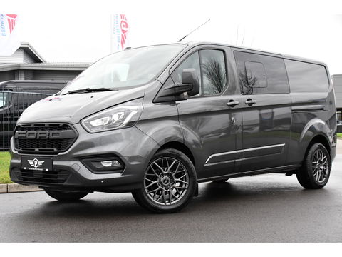 Ford Transit Custom 300 2.0 TDCI L2H1 Limited DC Cruise, Camera, Carplay, 170PK LED, Leder, Automaat, Sensoren, Trekhaak, UNIEK!