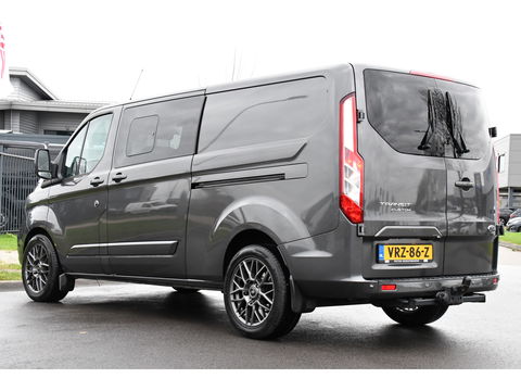 Ford Transit Custom 300 2.0 TDCI L2H1 Limited DC Cruise, Camera, Carplay, 170PK LED, Leder, Automaat, Sensoren, Trekhaak, UNIEK!