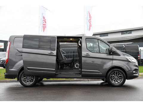 Ford Transit Custom 300 2.0 TDCI L2H1 Limited DC Cruise, Camera, Carplay, 170PK LED, Leder, Automaat, Sensoren, Trekhaak, UNIEK!