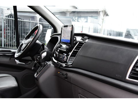 Ford Transit Custom 300 2.0 TDCI L2H1 Limited DC Cruise, Camera, Carplay, 170PK LED, Leder, Automaat, Sensoren, Trekhaak, UNIEK!