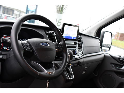 Ford Transit Custom 300 2.0 TDCI L2H1 Limited DC Cruise, Camera, Carplay, 170PK LED, Leder, Automaat, Sensoren, Trekhaak, UNIEK!
