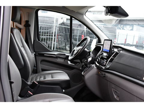 Ford Transit Custom 300 2.0 TDCI L2H1 Limited DC Cruise, Camera, Carplay, 170PK LED, Leder, Automaat, Sensoren, Trekhaak, UNIEK!