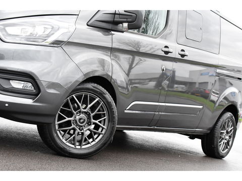 Ford Transit Custom 300 2.0 TDCI L2H1 Limited DC Cruise, Camera, Carplay, 170PK LED, Leder, Automaat, Sensoren, Trekhaak, UNIEK!