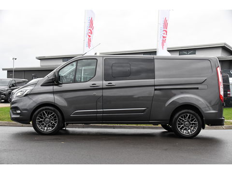 Ford Transit Custom 300 2.0 TDCI L2H1 Limited DC Cruise, Camera, Carplay, 170PK LED, Leder, Automaat, Sensoren, Trekhaak, UNIEK!