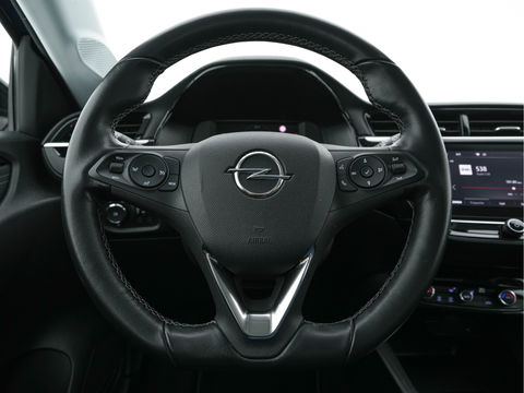 Opel CORSA-E Elegance 50 kWh [ 3-Fase ] (INCL-BTW) Aut. *FULL-LED | DIGI-COCKPIT | LEATHER-MICROFIBRE | CARPLAY | ECC | KEYLESS | CRUISE | DAB | PDC | SPORT-SEATS | 16"ALU*