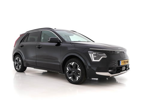 Kia Niro EV DynamicPlusLine 64.8 kWh [ 3-Fase ] (INCL-BTW) Aut. *PANO | HEAD-UP | LEATHER | DIGI-COCKPIT | NAVI-FULLMAP | DAB | ADAPT.CRUISE | CAMERA | COMFORT-SEATS | KEYLESS | DIGI-COCKPIT | SHIFT-PADDLES | HEATED-SEATS | CARPLAY | LANE-