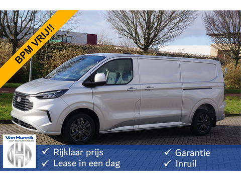 Ford Transit Custom 300L 170PK Limited AUT BPM VRIJ!! Navi, ACC, Trekhaak, 360° Cam, 17" LM, 2x Schuifdeur!! NR. 112