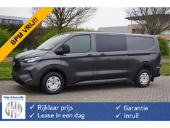 Ford Transit Custom 320L 136PK Trend Dubbel Cabine BPM VRIJ!! Apple CP/Android A. LED, 2x Schuifdeur, 5 Jaar Garantie!! NR. 186