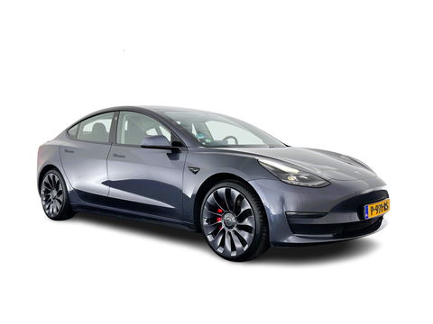 Tesla Model 3 Performance AWD 75 kWh  [ 3-Fase ] (INCL-BTW) Aut. *HEATPUMP | PANO | AUTO-PILOT | NAPPA-LEATHER | KEYLESS | FULL-LED | MEMORY-PACK | SURROUND-VIEW | DAB | DIGI-COCKPIT | LANE-ASSIST | COMFORT-SEATS | 20"ALU*